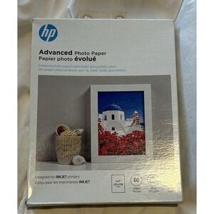 HP 5x7 60ct Advanced Photo Glossy Printer Paper‎ - White (Q8690A)